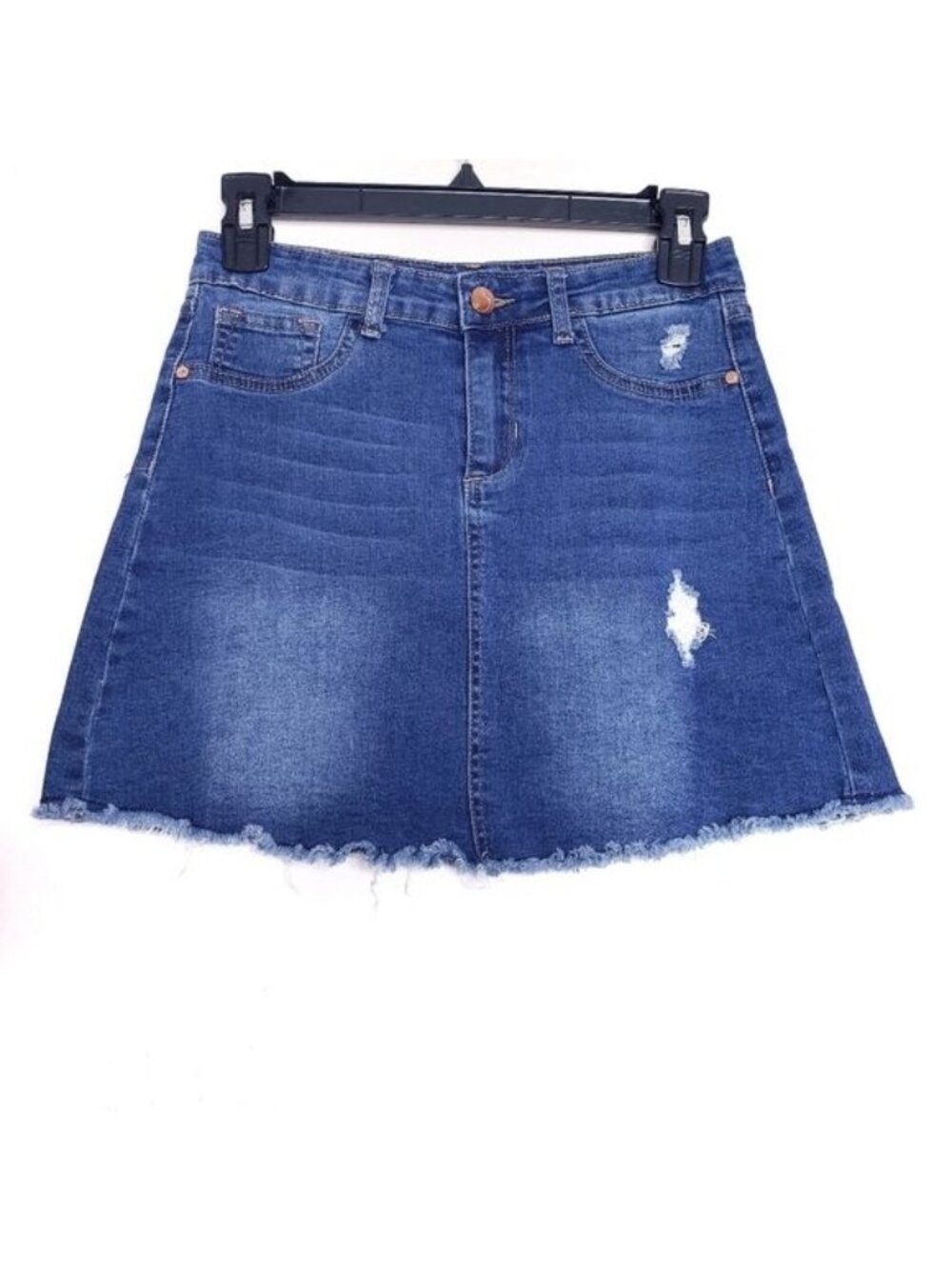 Joe's Jeans Distressed Frayed Hem Classic Denim Jean Skirt Girls Size 14